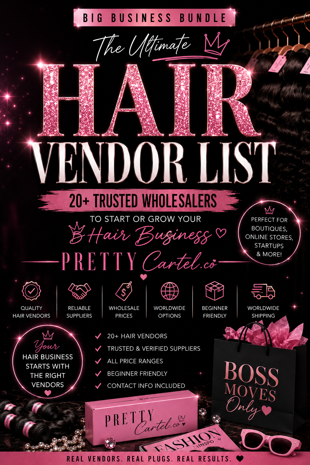 The Ultimate Hair Vendor List | 20+ Trusted Wholesale Vendors